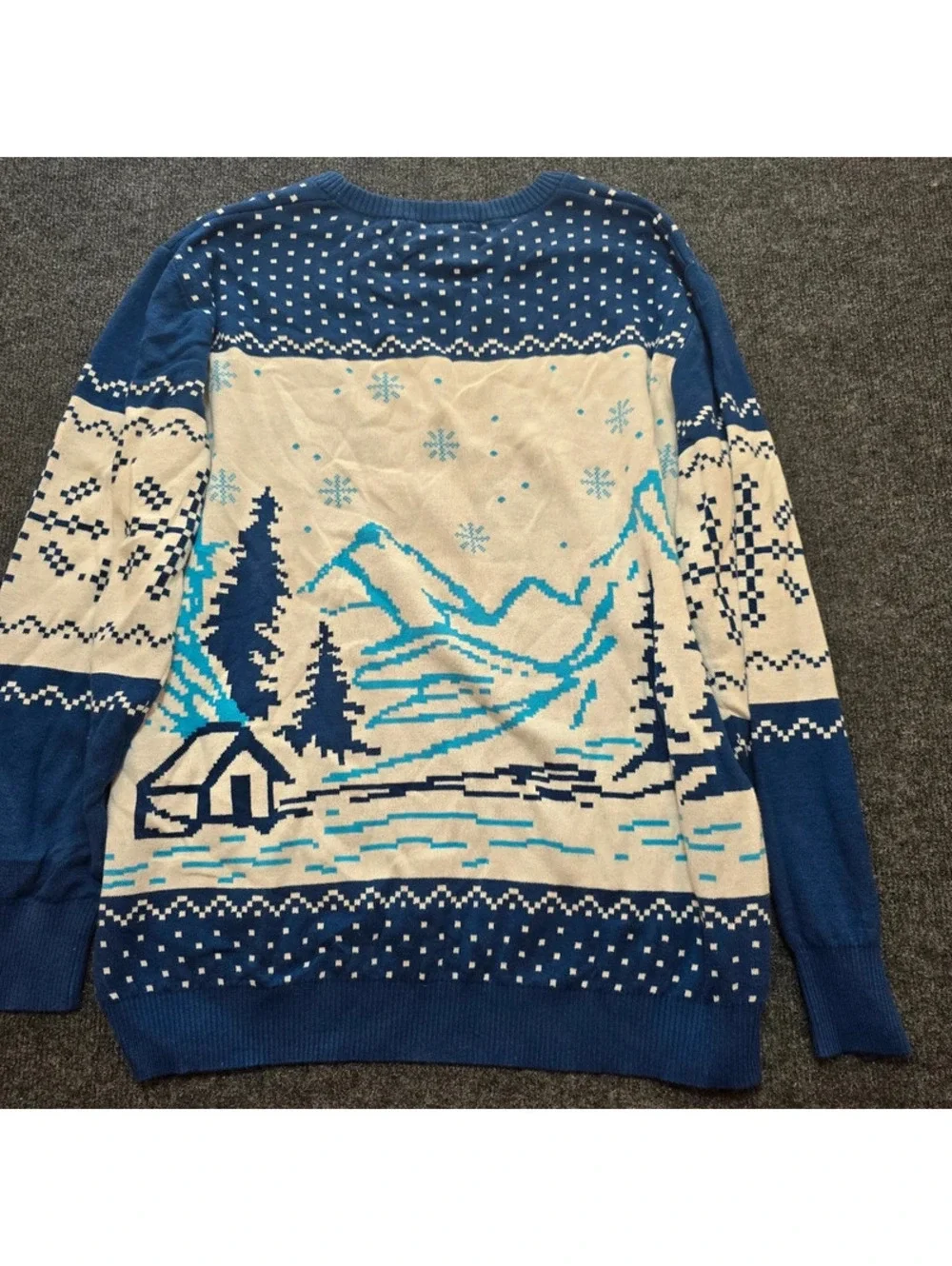 Bob Ross Happy Little Holidays Sweater Men’s XXL NWT